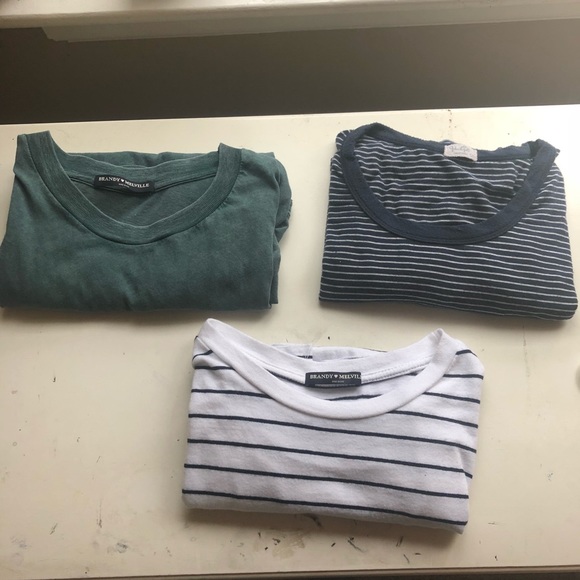 Brandy Melville Tops - BRANDY TEE SHIRT BUNDLE!!